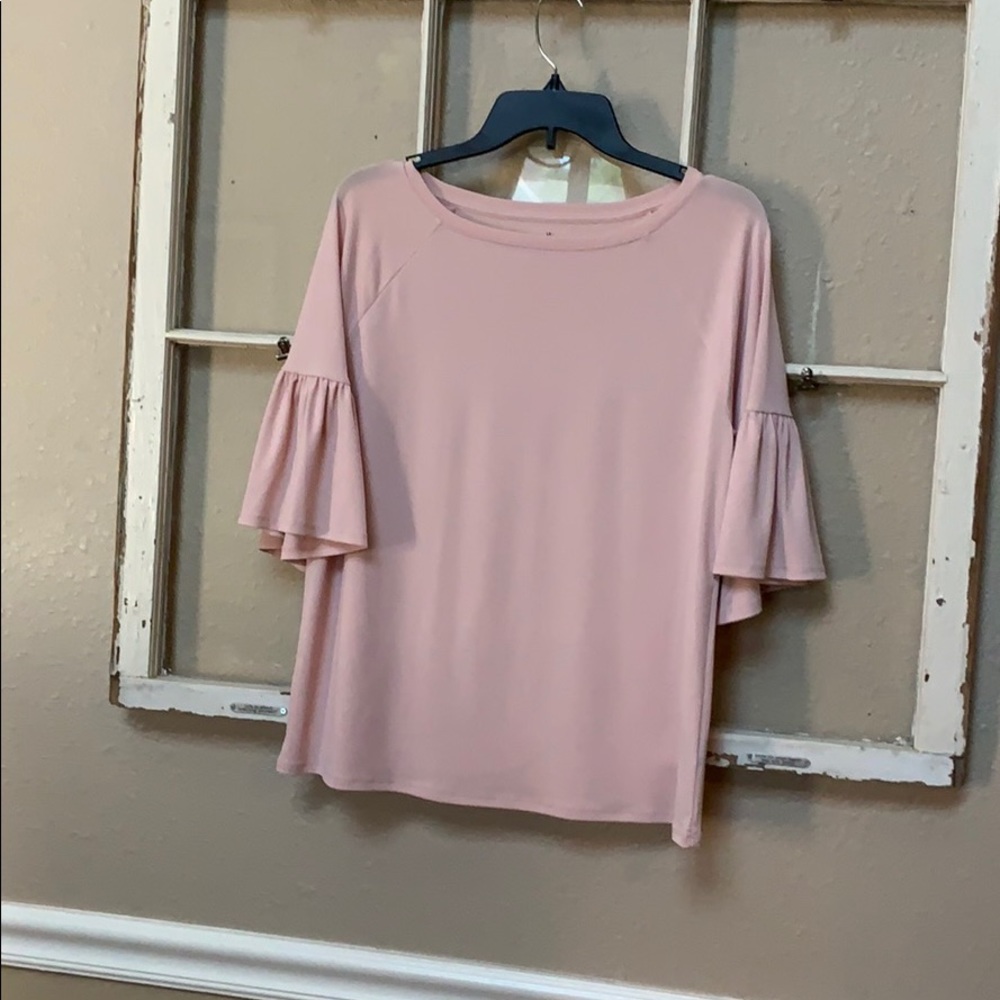 Blush blouse